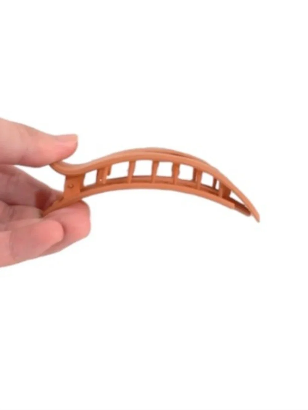 Neutral Tone Geometric Hair Clip Set of 6